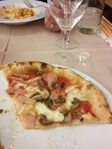 Pizza is so much better in Italy